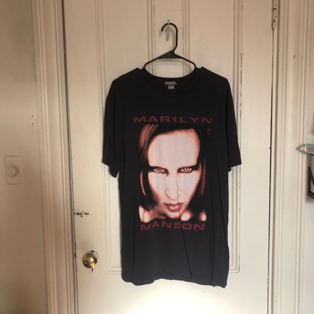 marilyn manson oversized tee